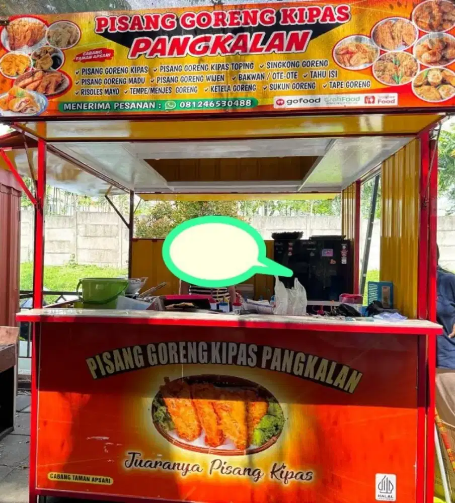 Jaga stand pisang kipas/serabutan
