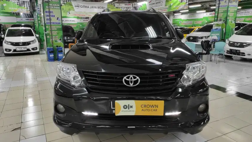 Toyota Fortuner TRD Sportivo VNT Turbo 2.5 2013 waena Hitam Odo. 159rb