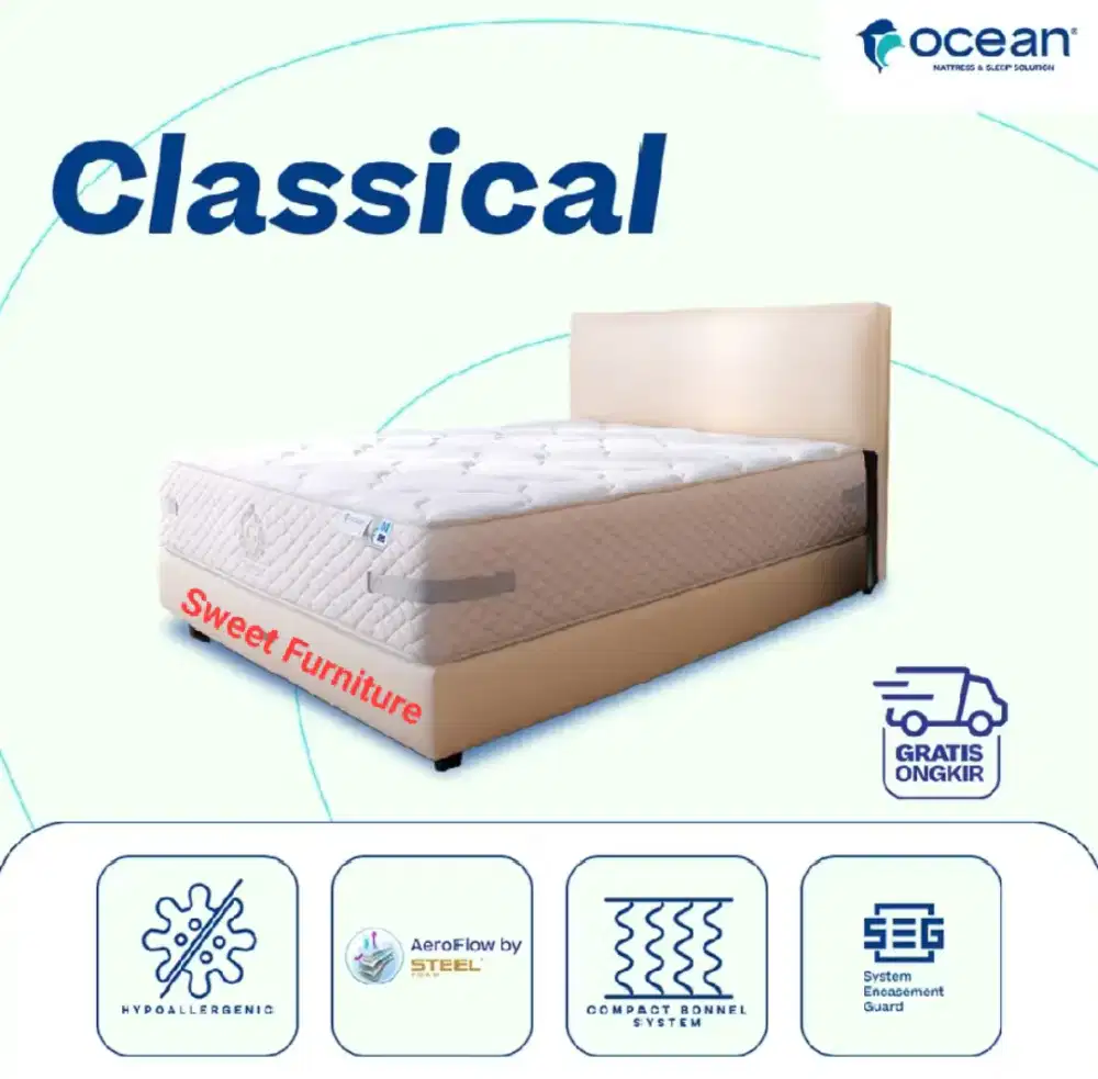 Springbed ocean classical uk 180x200cm