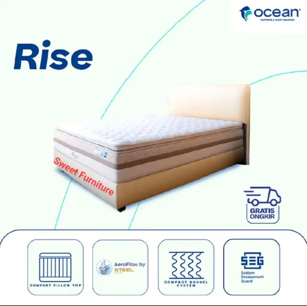 springbed ocean rise ukuran 180x200cm