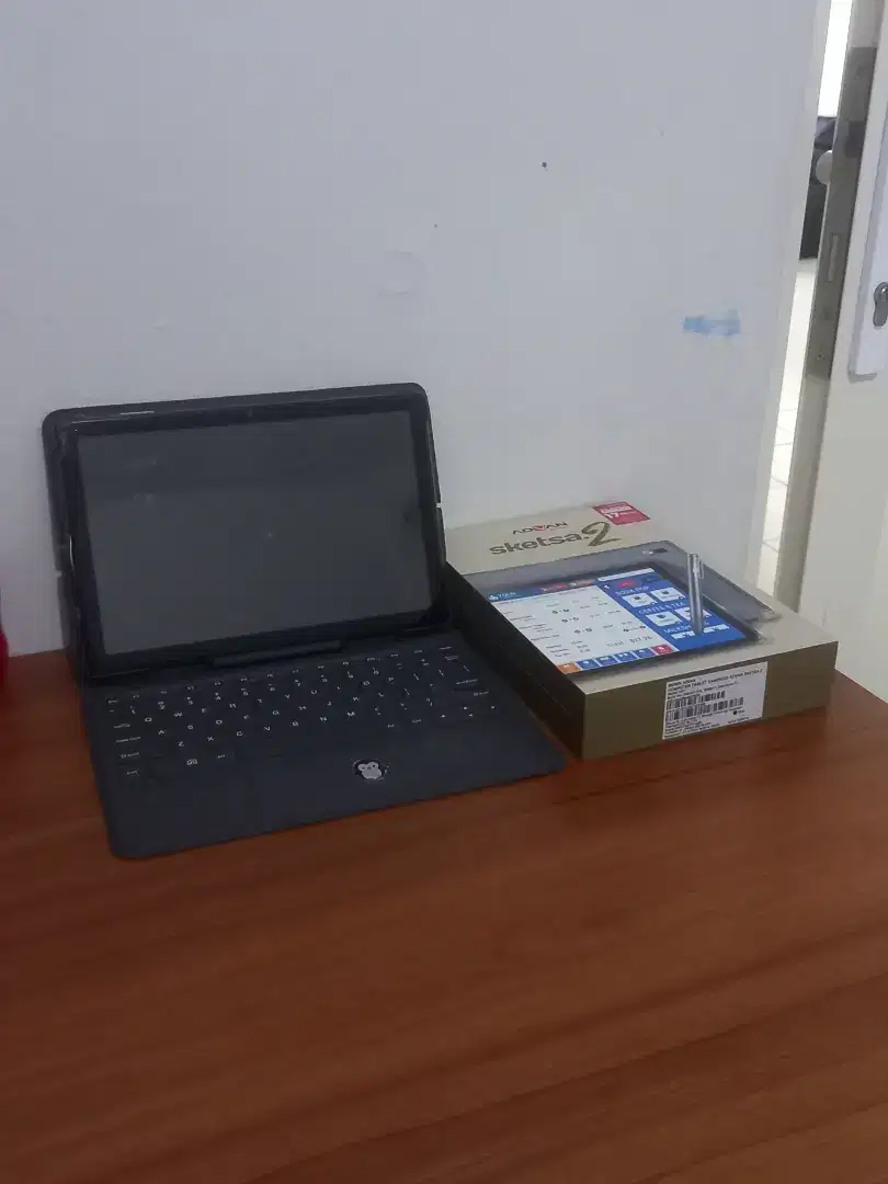 Tab Advan Sketsa 2 + keyboard