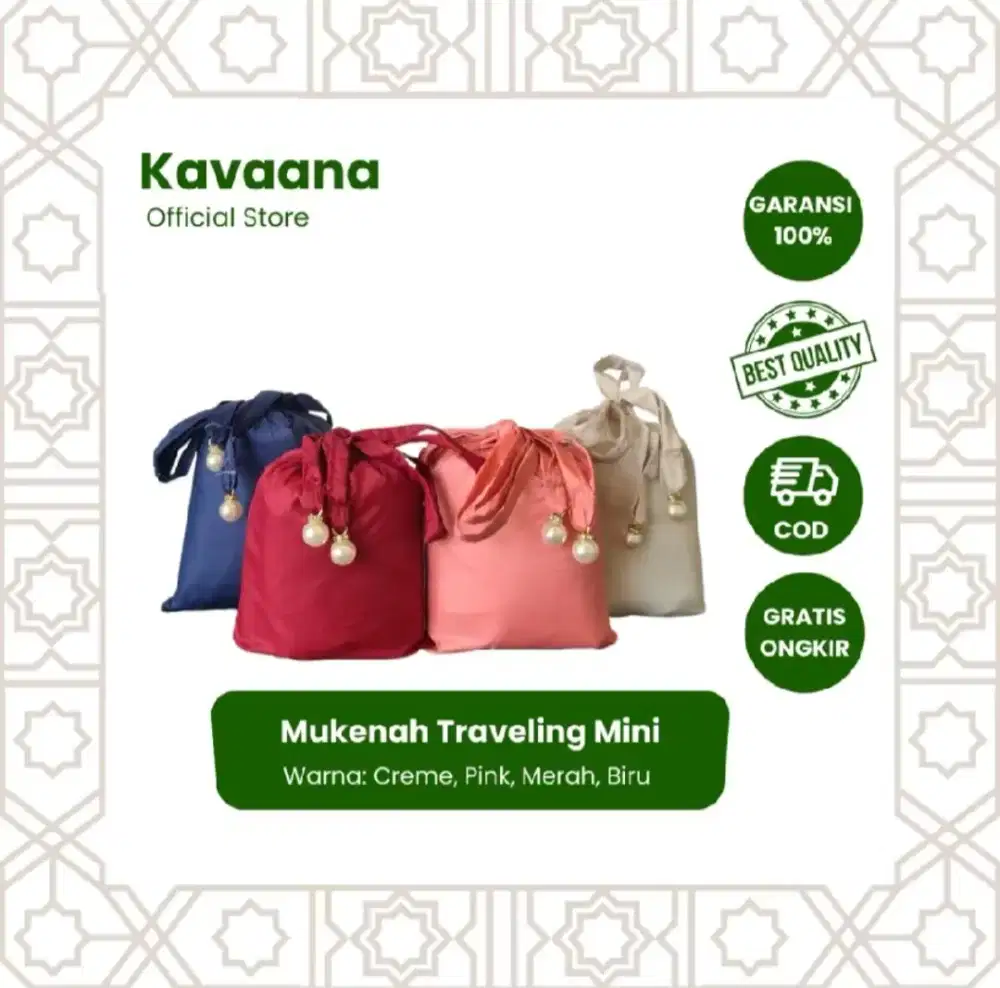 Mukena Traveling Warna Polos | Mukena Traveling
Dewasa