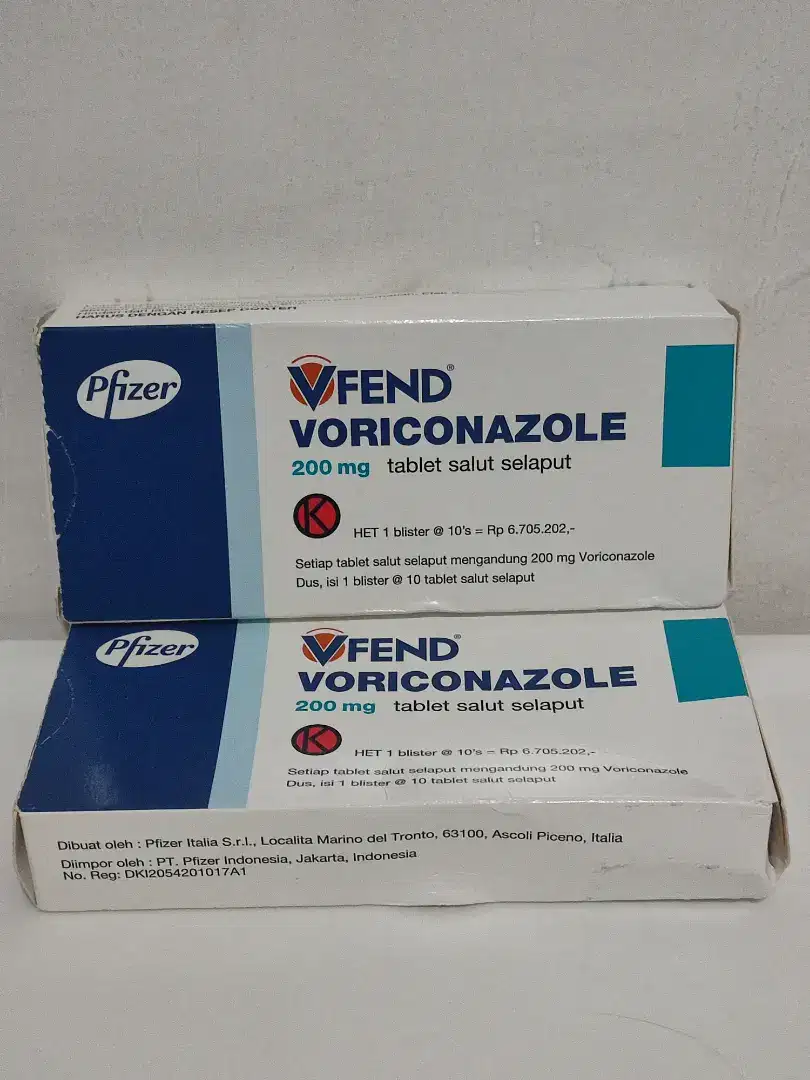 Vfend 200mg 10 tablet Voriconazole Obat Jamur