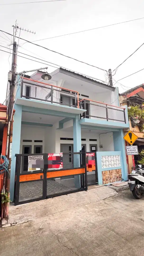 Rumah 2 lantai di pondok ungu permai bekasi