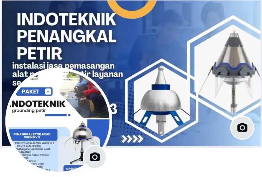 Agen toko ahli jasa pasang penangkal petir Cempaka putih Gambir