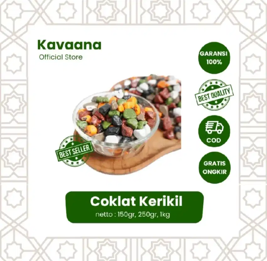 Coklat Kerikil 1 kg |
Coklat Termurah |
Coklat Turki |
Coklat Arab