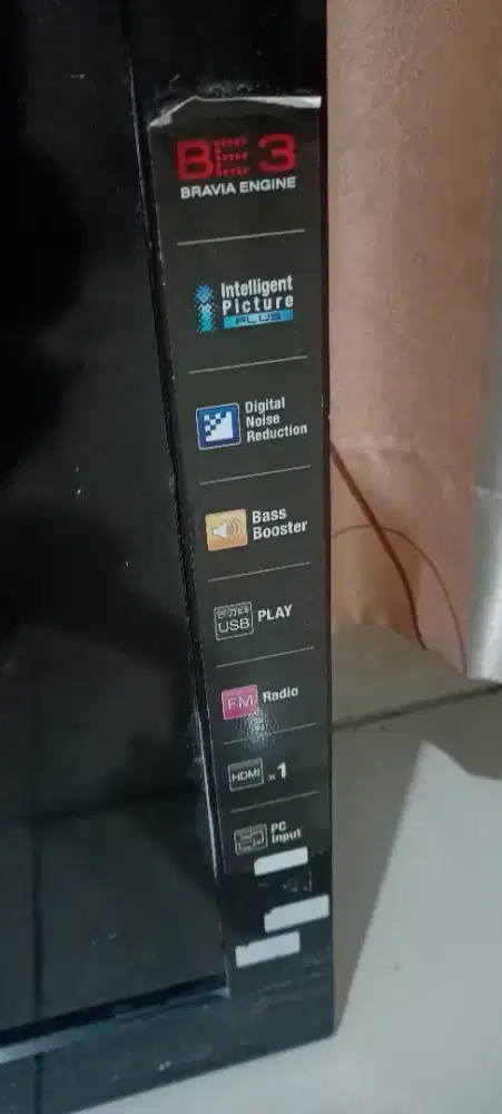 Jual TV lcd Sony Bravia 32inci minus blank hitam dnyalain bs jd putih