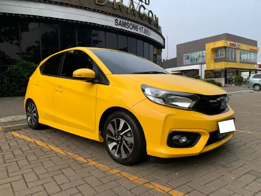 [ LOW KM ] HONDA BRIO 1.2 RS CVT AT MATIC 2022 KUNING