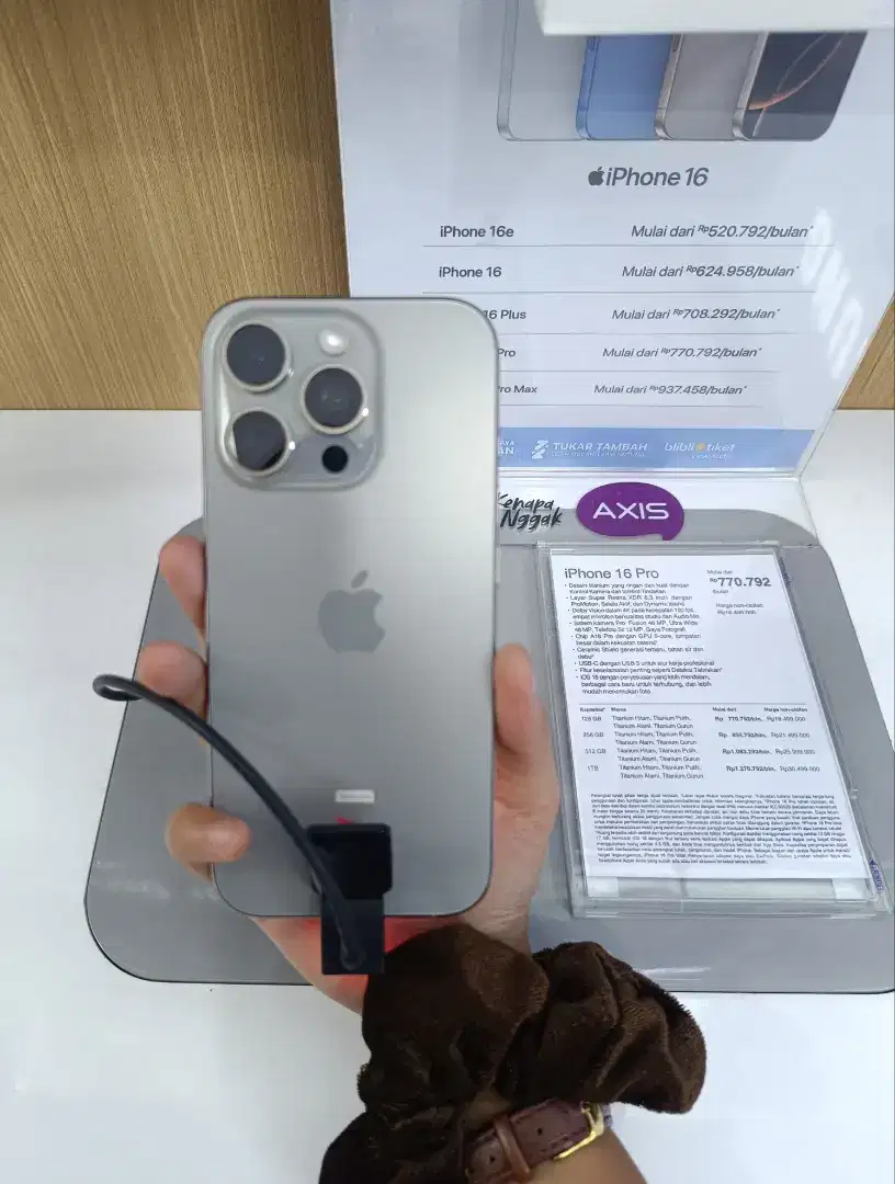 Cicilan 0% iPhone 16 Pro