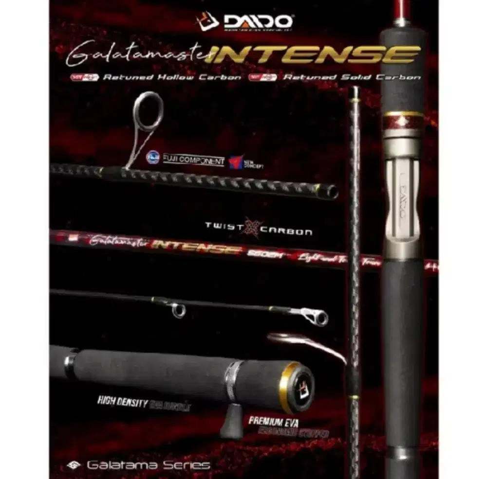 Dijual satu set joran(DAIDO INTENSE)&reel(DAIDO TALISMAN)