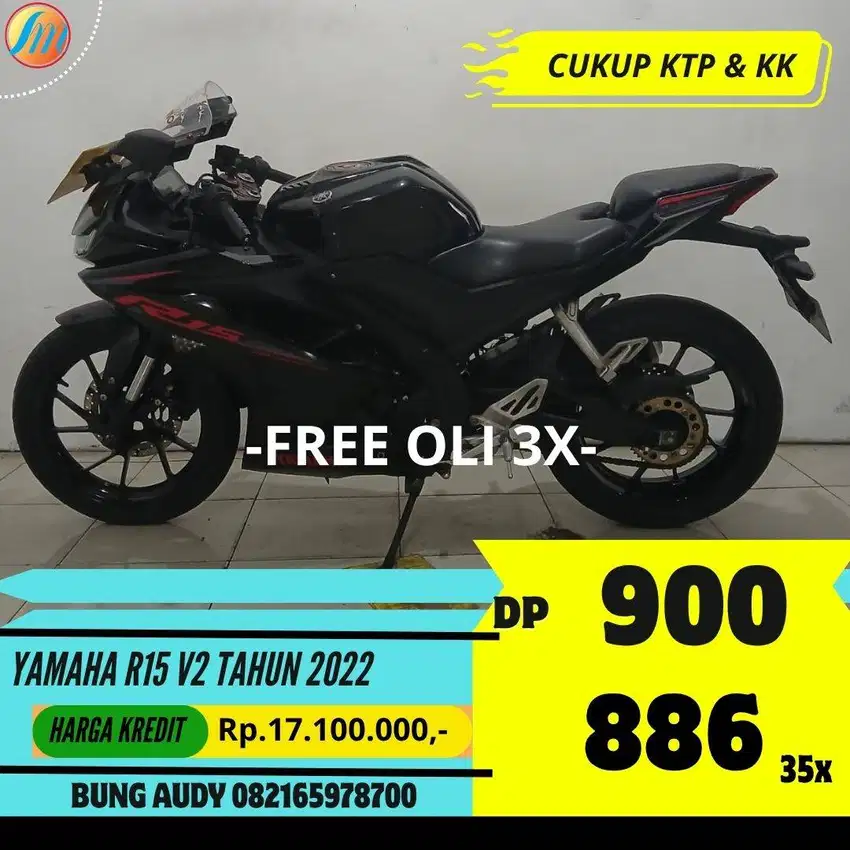 YAMAHA R15 V3 TAHUN 2018 BISA CASH, KREDIT, TUKAR TAMBAH