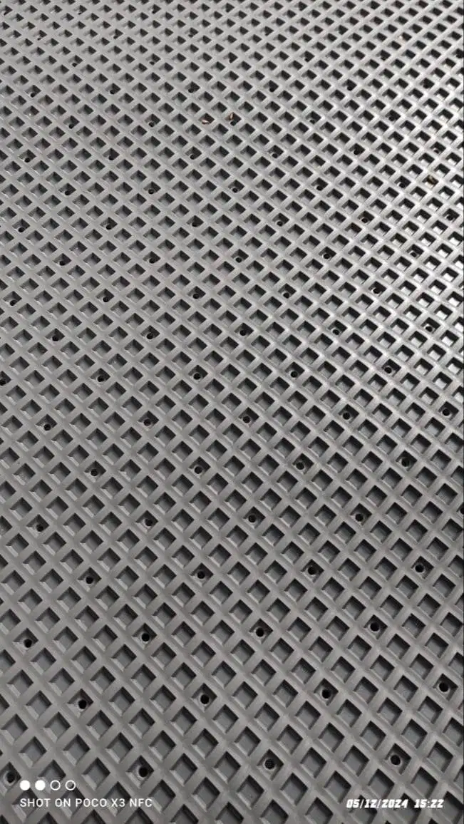 Endless Conveyor Belt Square Pattern With Holes