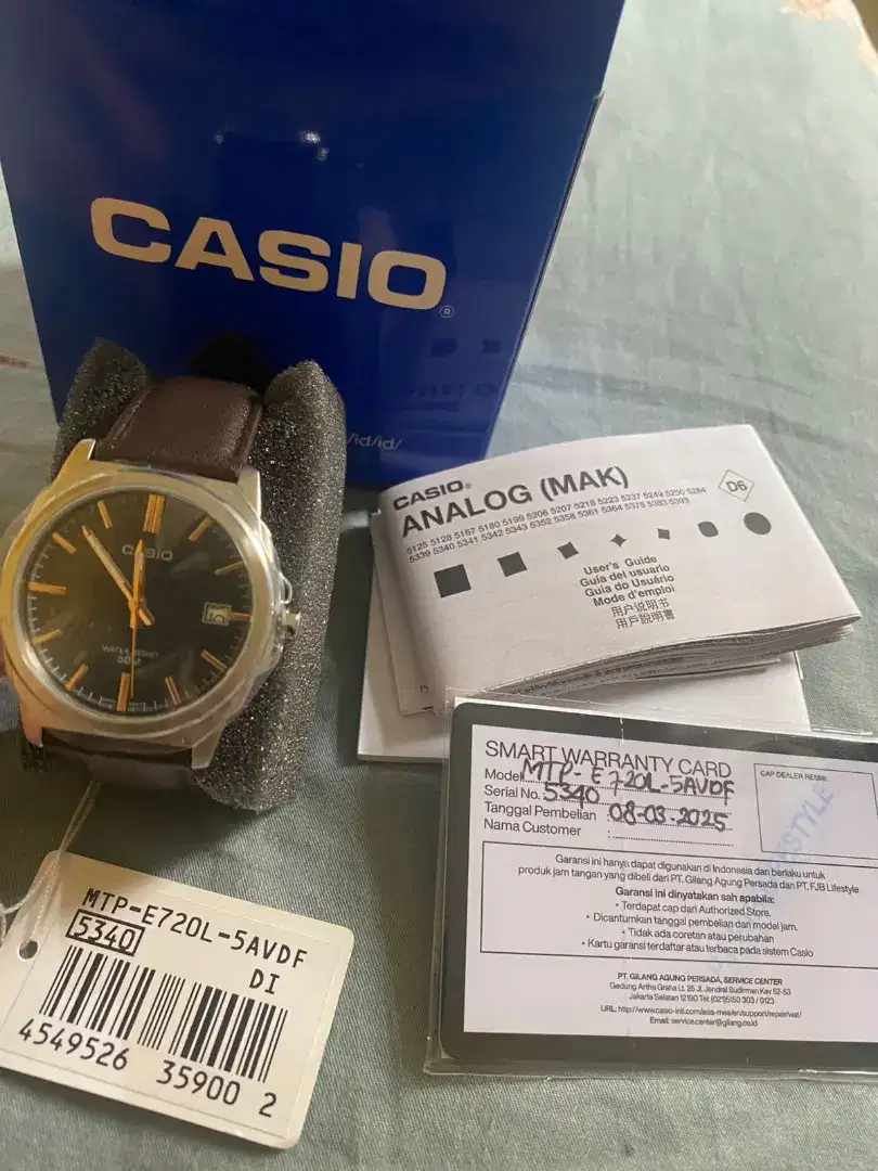 Jam tangan casio new ori