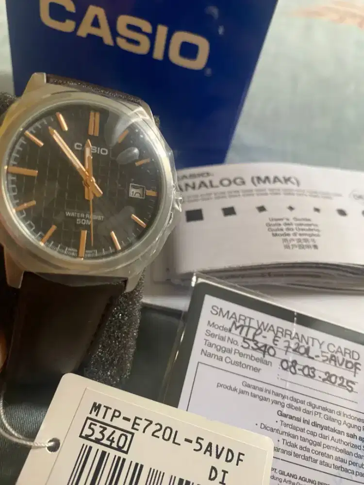 Jam tangan casio ori new