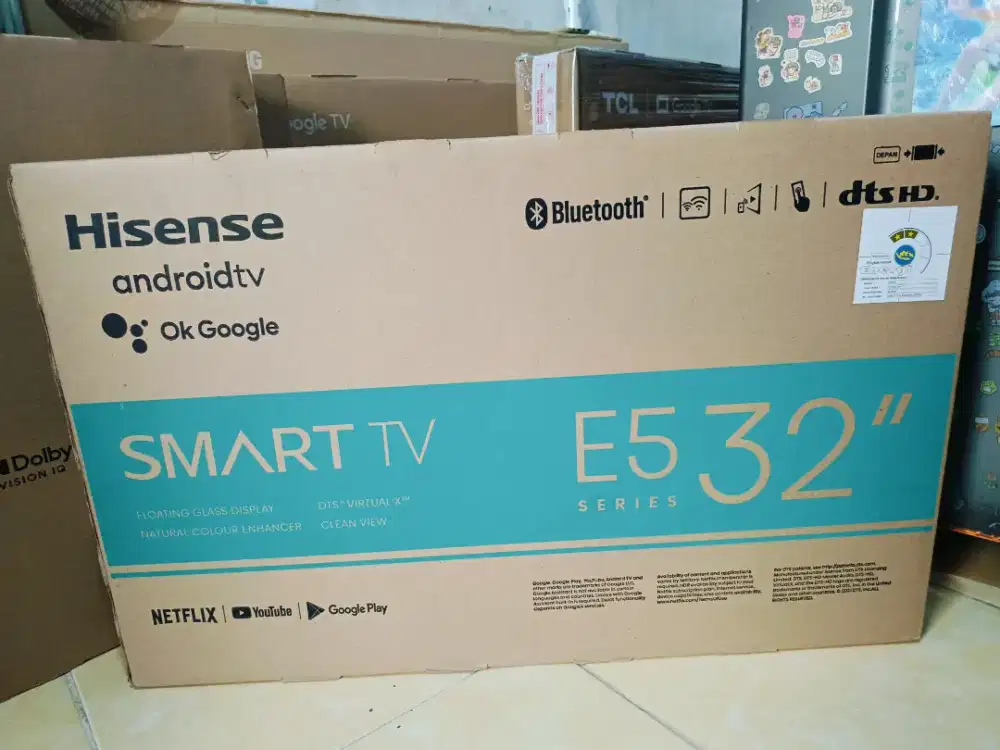 Led HISENSE 32 INCH 32E5G ANDROID TV UNIT BARU