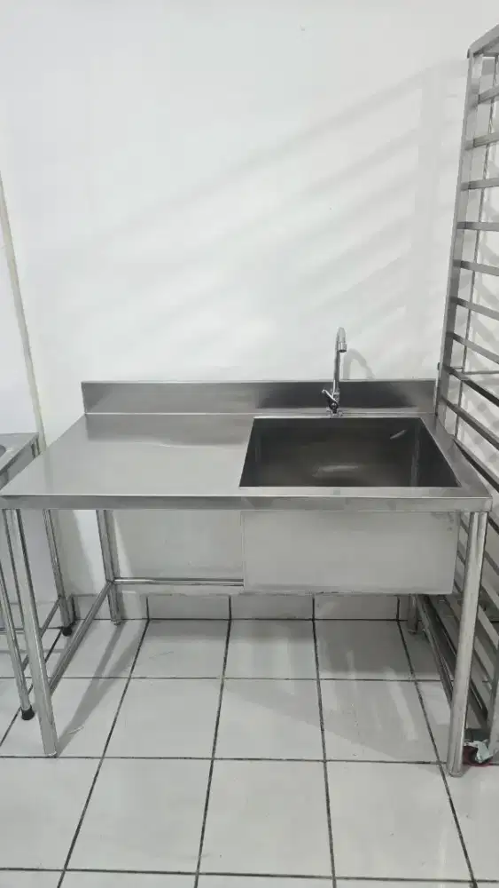Sink Stainless Steel uk.P.110xL.60xT.80 cm