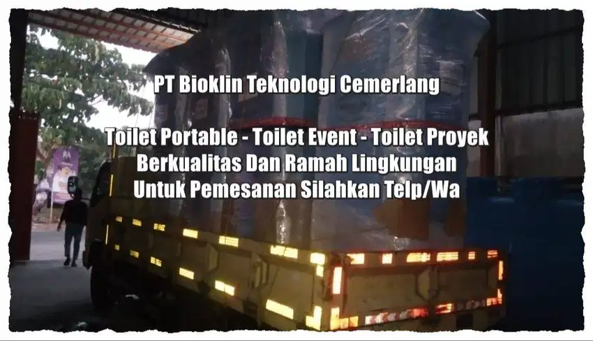 Toilet Portable / Toilet Outdoor/ WC Portable/Toilet Proyek/ Praktis M