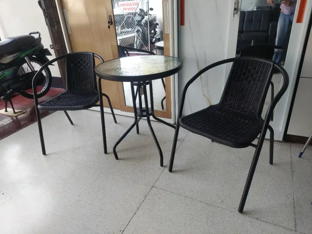 Kursi Teras Set + Meja Free Ongkir Malang Kota