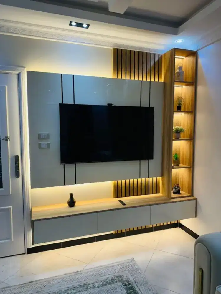 Backdrop Tv minimalis