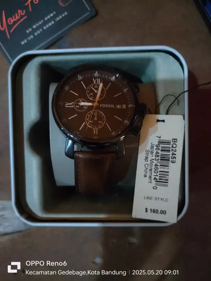 Jual Jam Tangan merk Fossil Pria