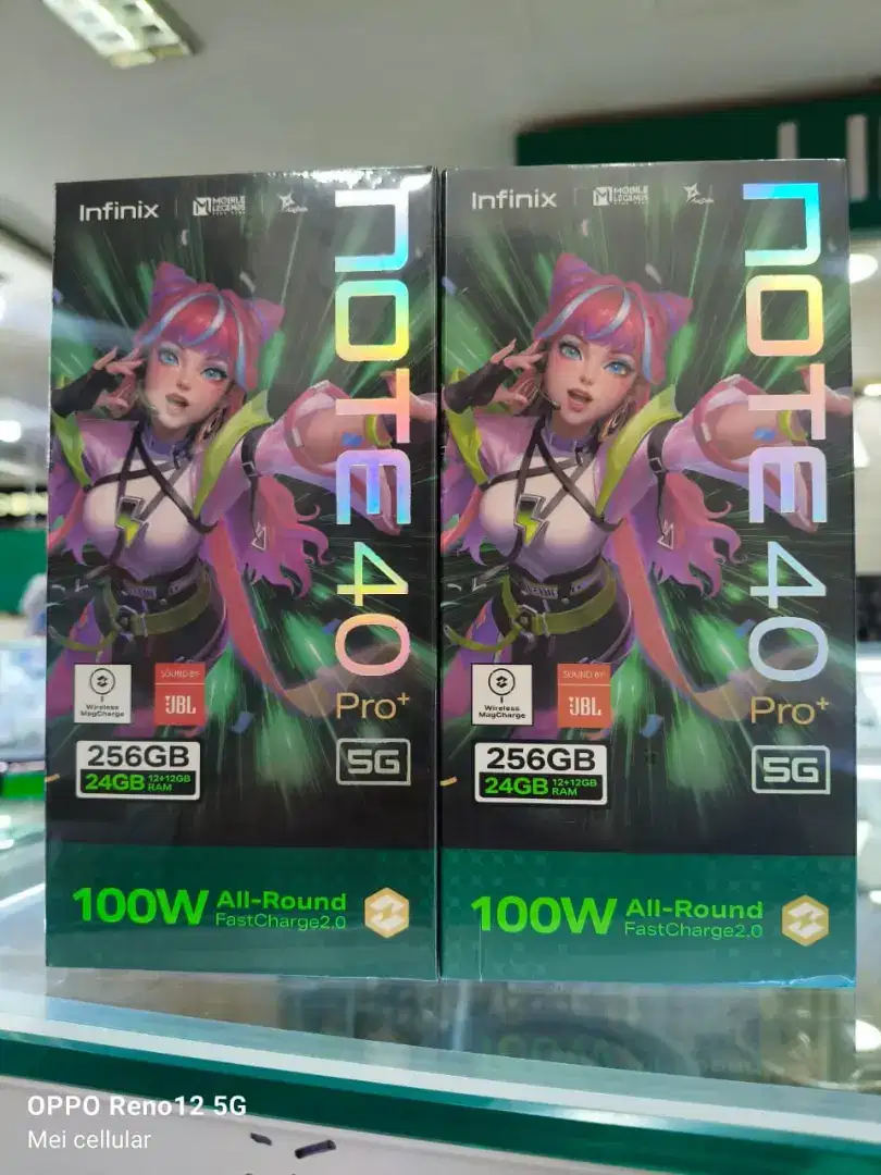 Infinix Note 40 Pro+ ram 12/256gb New segel garansi resmi bisa diantar
