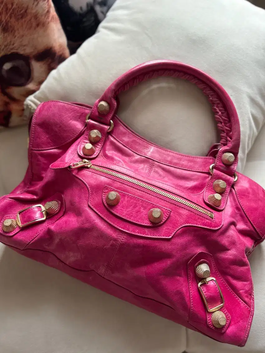 TAS BALENCIAGA AUTHENTIC PINK