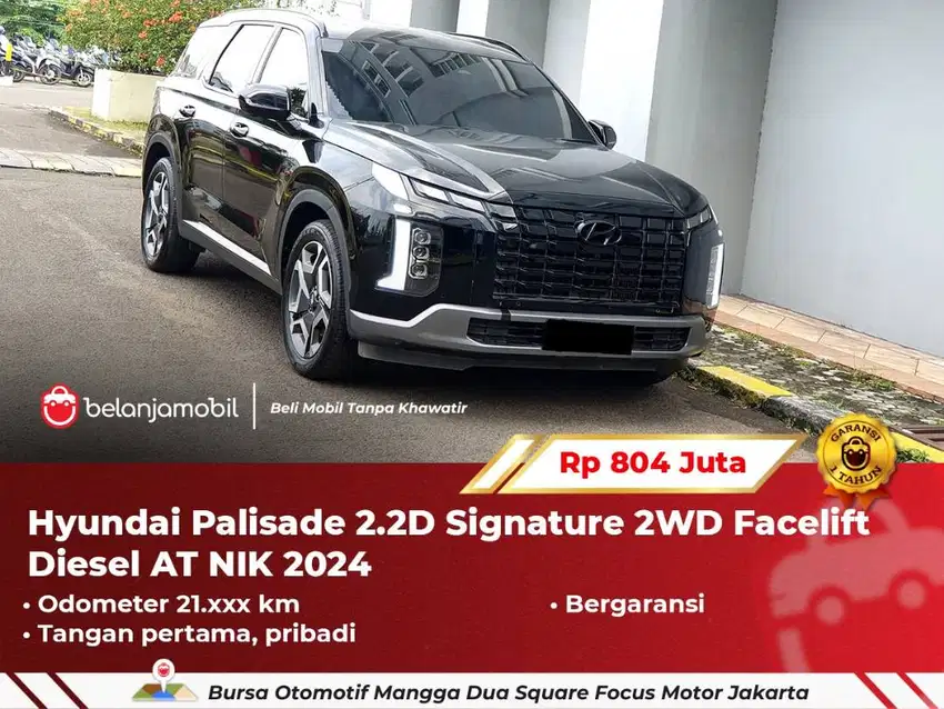 [ BERGARANSI ] Hyundai Palisade 2.2D Signature 2WD Diesel 2024/2025