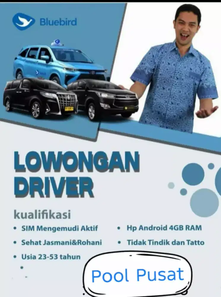 Driver blue bird mampang