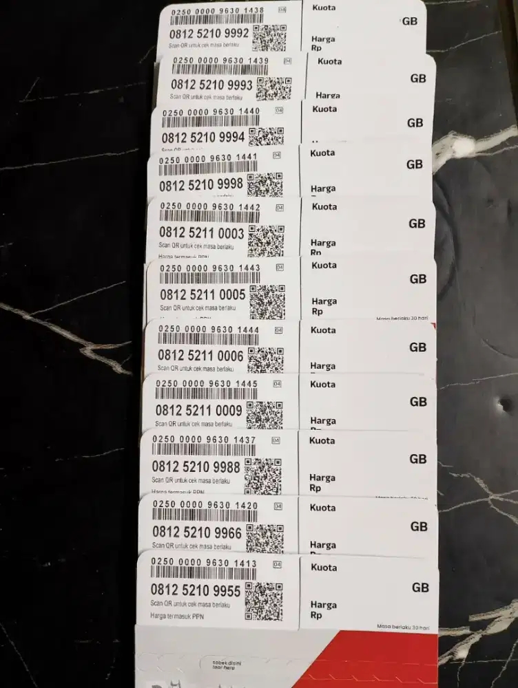 Nomor cantik kartu perdana simpati telkomsel best seller