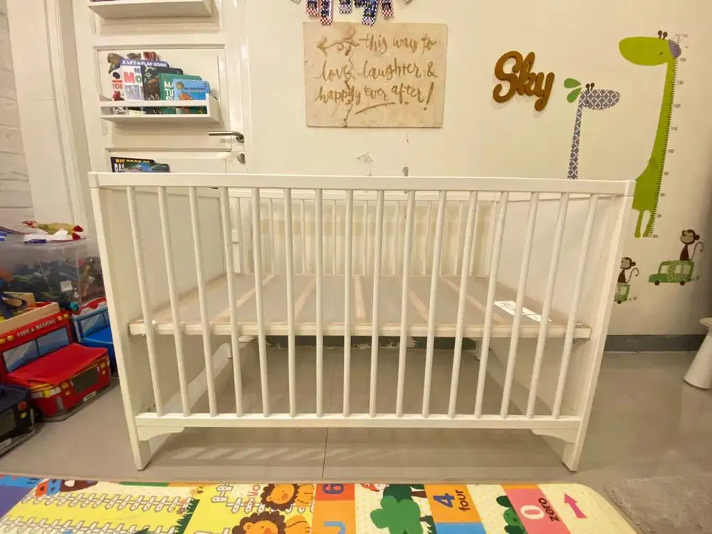 Ranjang Bayi Preloved Ikea Solgul + Matras