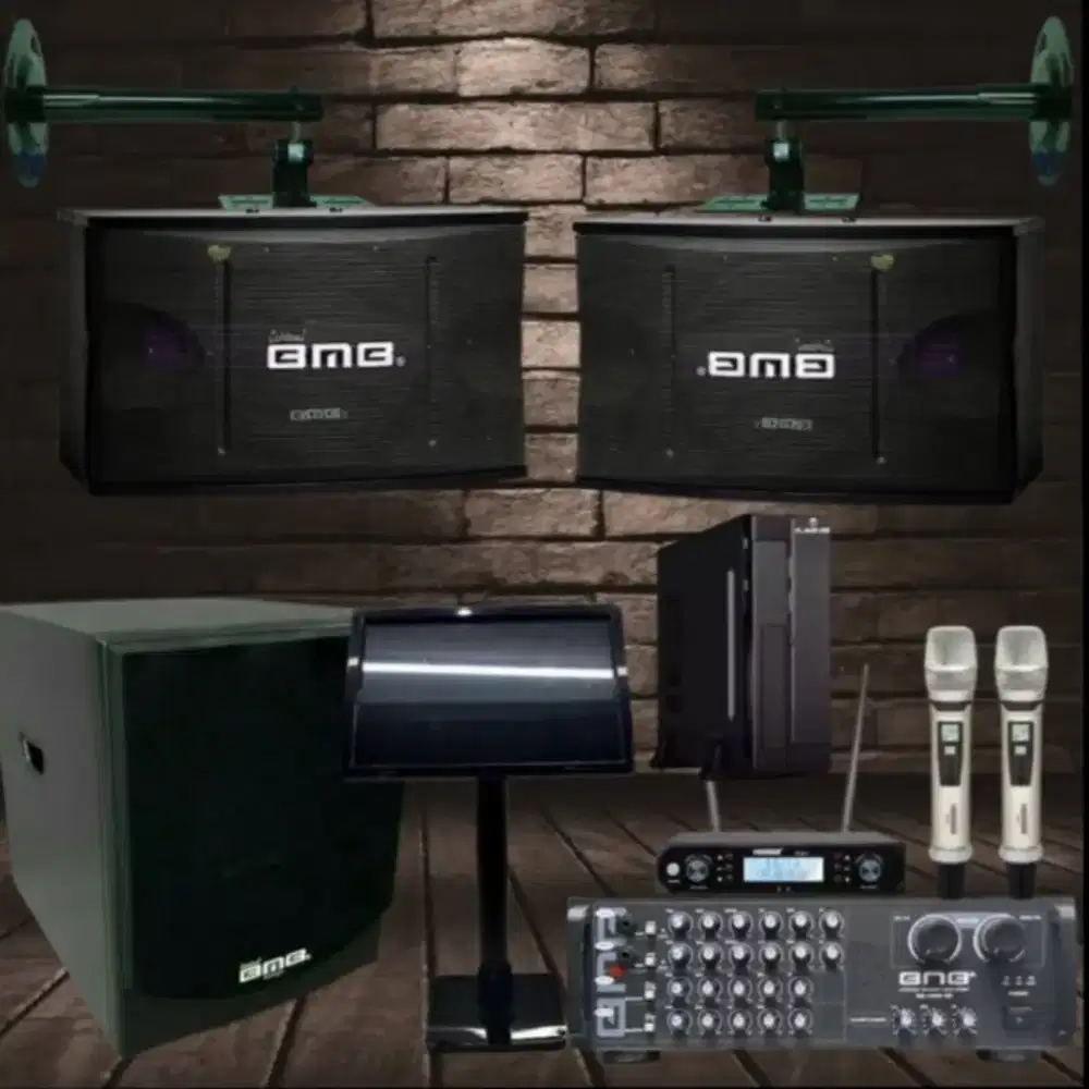 Paket Player PC Karaoke 5Tb Dan Sound System, Touchscreen 19inch