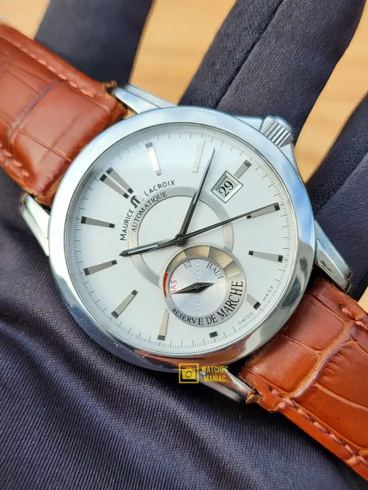Jam Tangan Original Maurice Lacroix Pontos Reserve De Marche Swiss