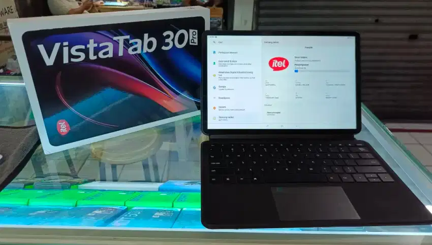 Vista Tab 30 Pro 8/256 13 Inch Wifi Cell Lengkap Fullset Mulus Nominus