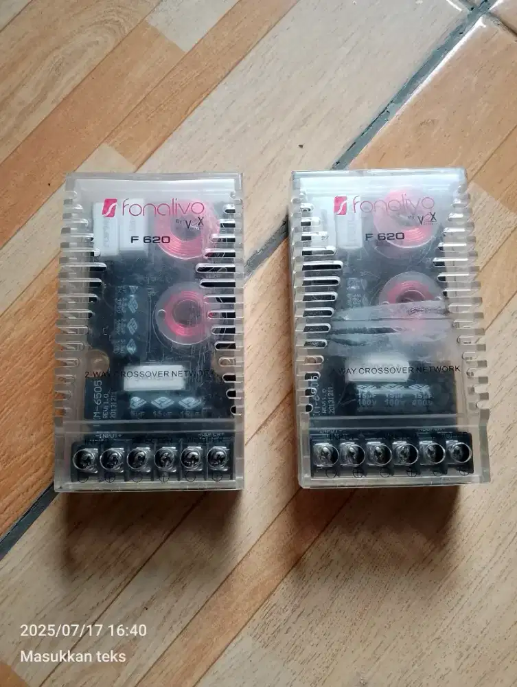 Crossover speaker split box fonalivo