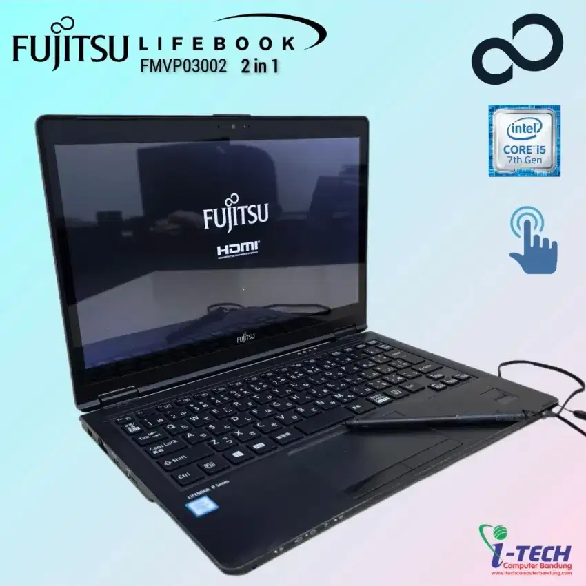 LAPTOP FUJITSU LIFEBOOK P SERIES FMVP03002 TS i5 GEN7 RAM 8GB SSD 256