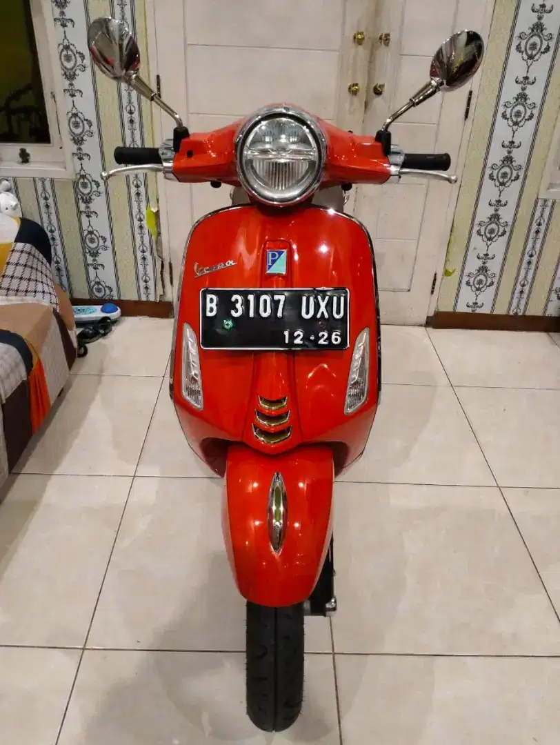 piaggio vespa primavera 2021 abs mulus terawat km 12rb jual cepat