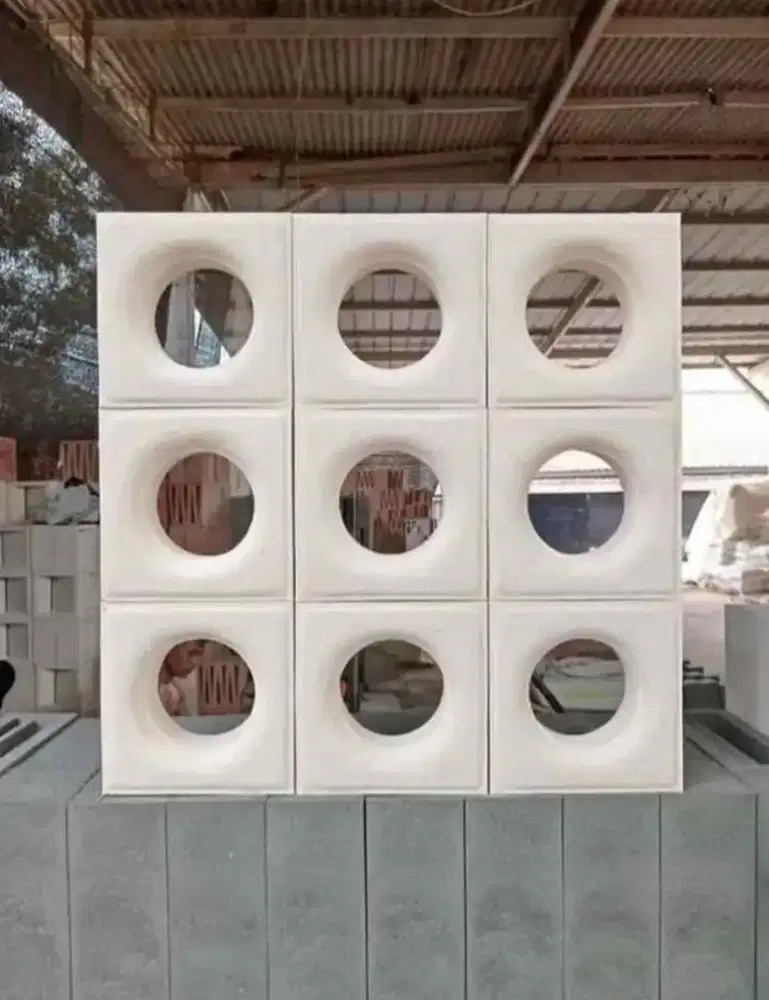 Roster beton. Minimalis macam motif