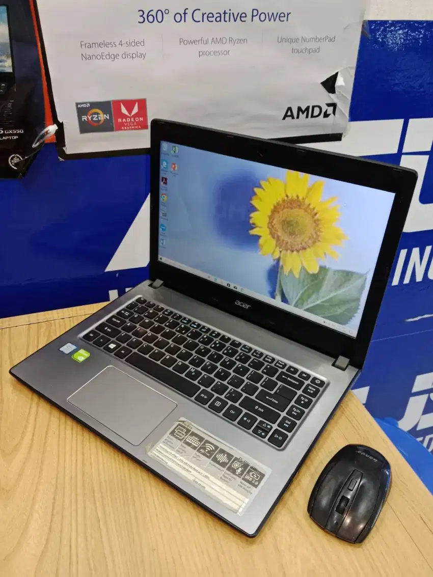 SALE LAPTOP ACER E5-476 CORE i3 GEN 8 RAM 4GB HDD 1TB