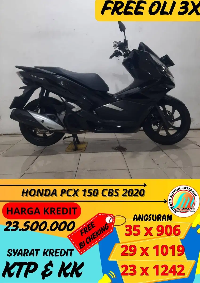 HONDA PCX 150 CBS 2020 bisa cash dan kredit
