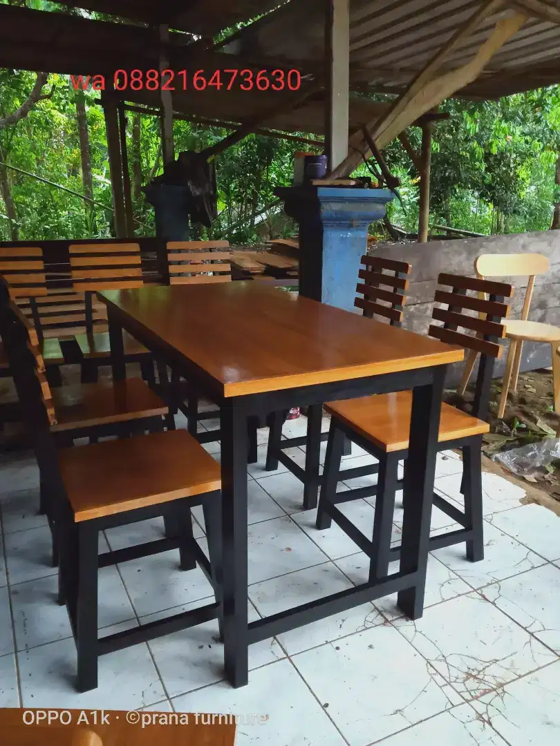 Meja Kursi cafe dan makan
