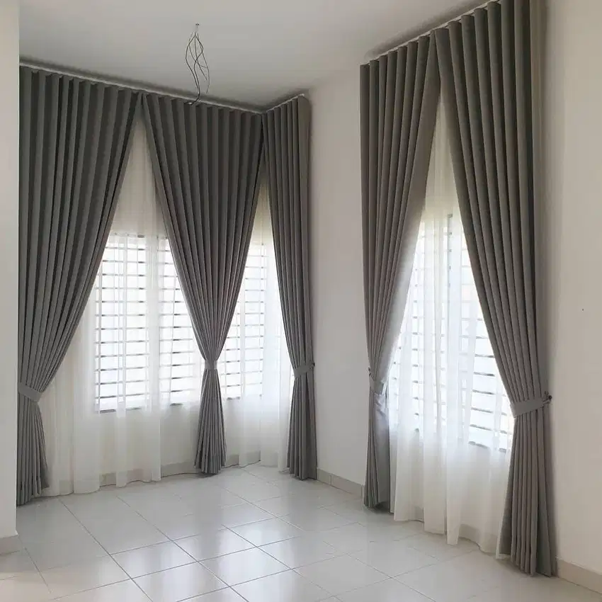 Pusat Tirai Gorden Jendela Gordyn Mewah Hordeng Model Terbaru Murah