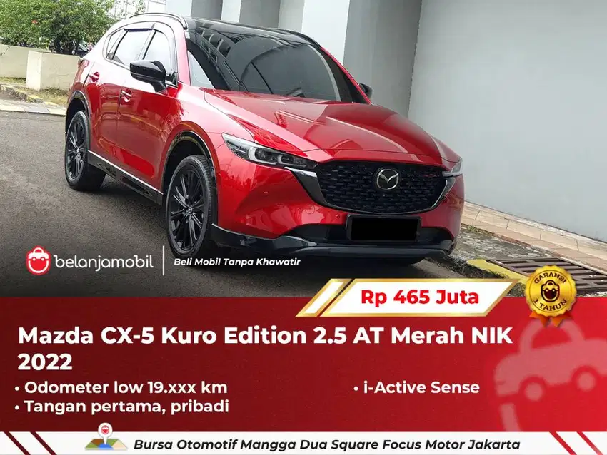 [ LOW KM ] Mazda CX5 CX-5 CX 5 Kuro Edition 2.5 AT Merah 2022/2023