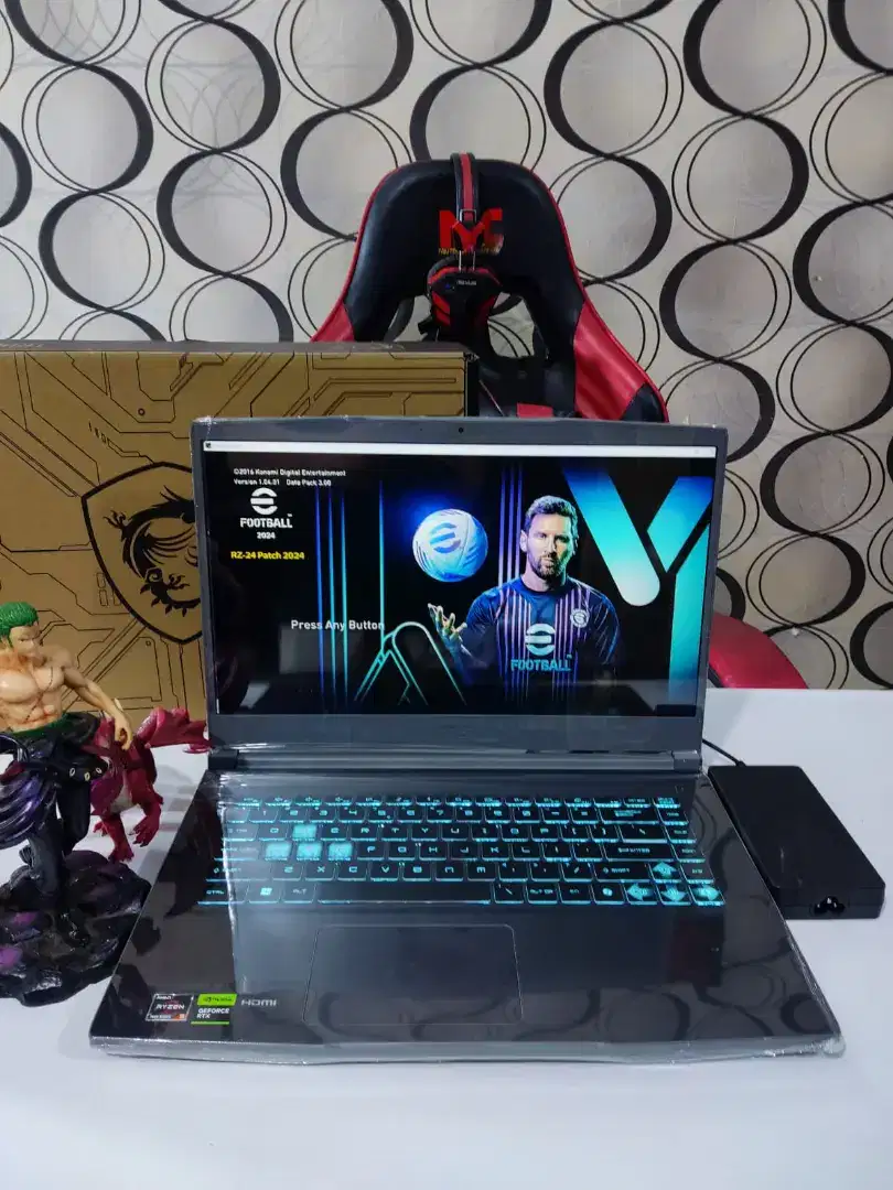 [RTX] MSI Thin A15 Fullset Garansi Resmi Siap Rendering