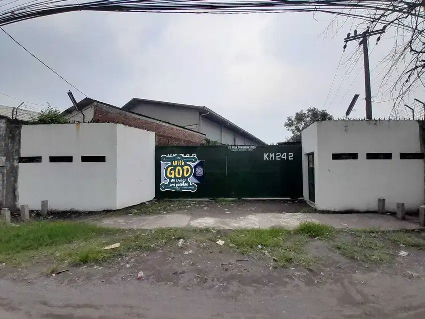 Dijual ex Pabrik Kain - Trosobo, Nol jalan by pas Krian