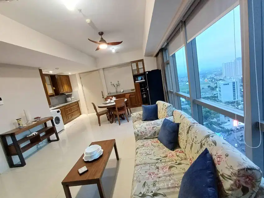 JUAL APARTMENT LA RIZ 3 BEDROOM FULL FURNISH MURAH