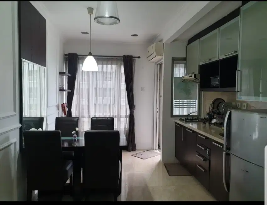 Dijual Cepat Apartemen 2BR Full Furnished Sudirman Park Jakarta Pusat