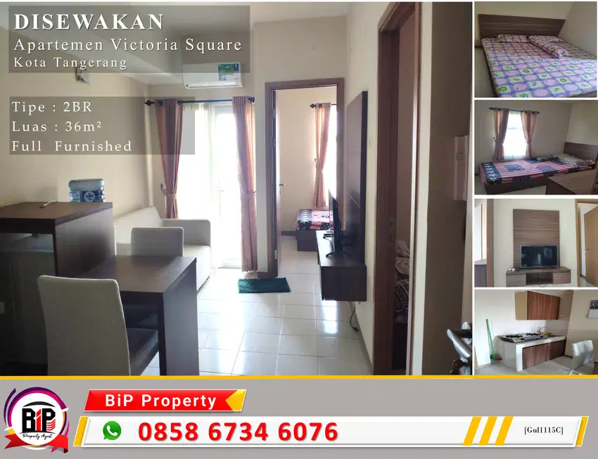 Apartemen Victoria square 2kamar Tidur Fully Furnish Murah mewah