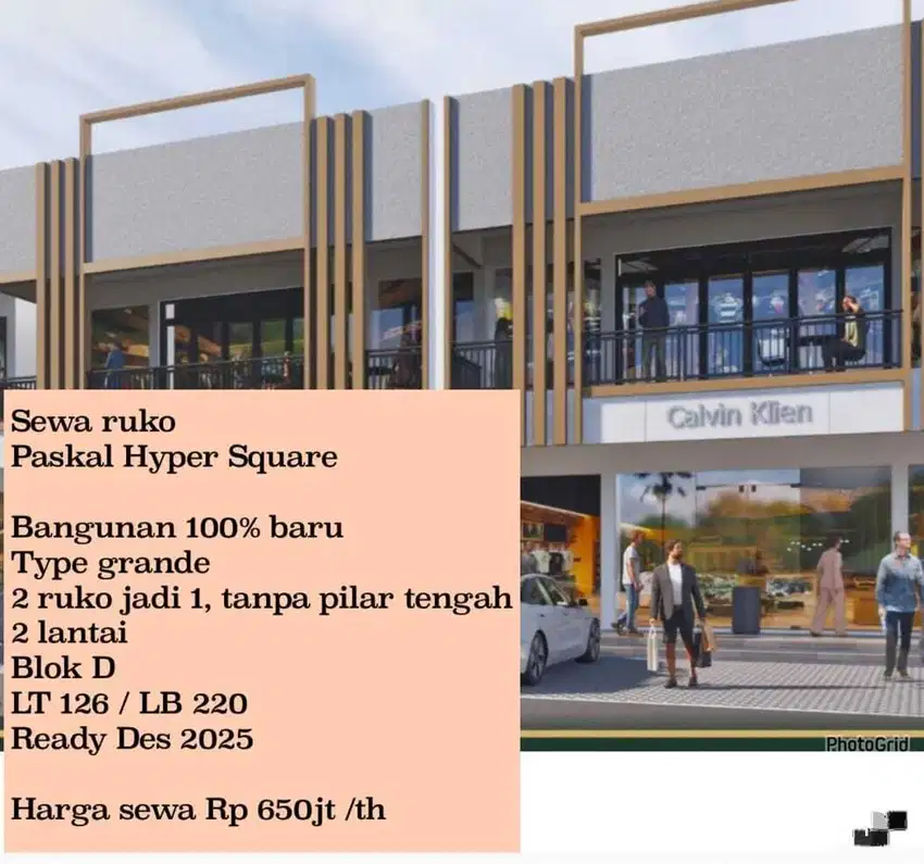 Termurah! Ruko baru Paskal Hyper Square bandung