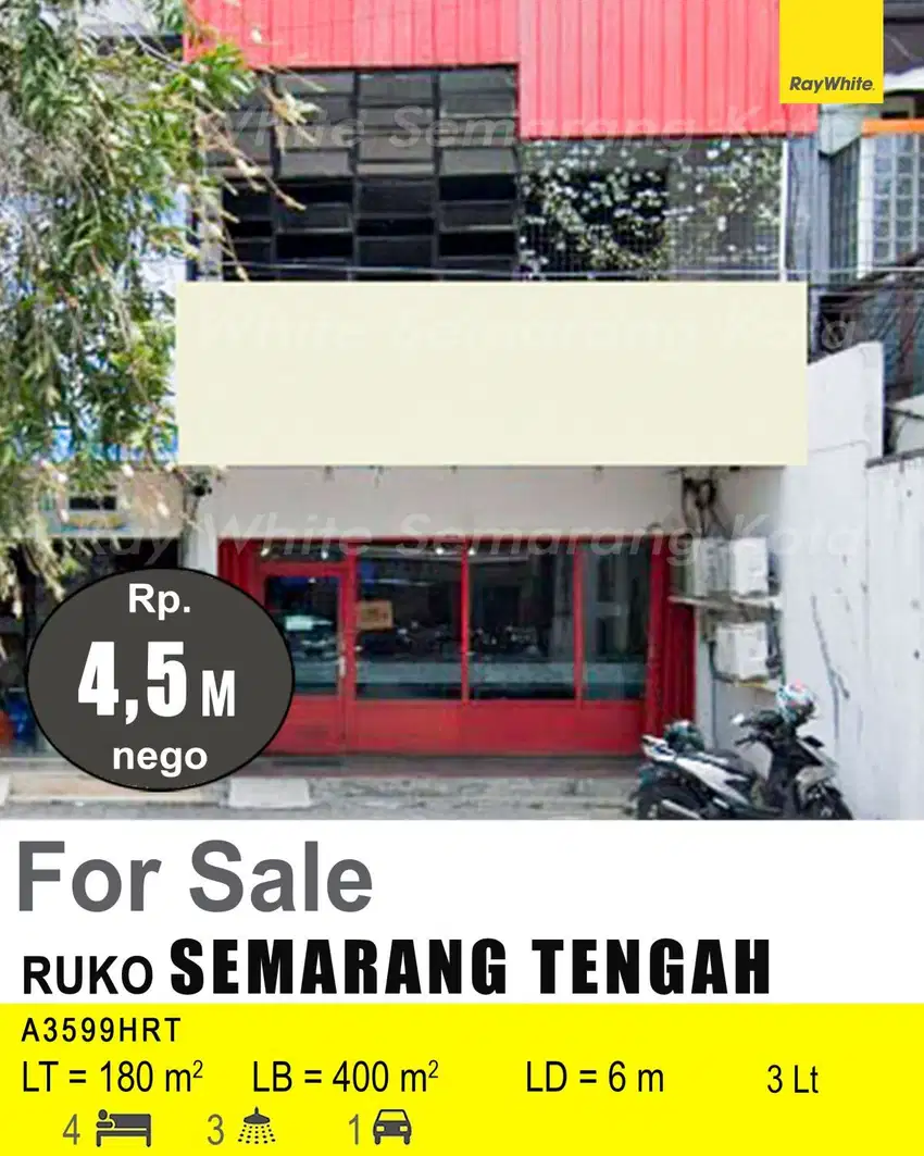 DIJUAL RUKO DI SEMARANG TENGAH A3599