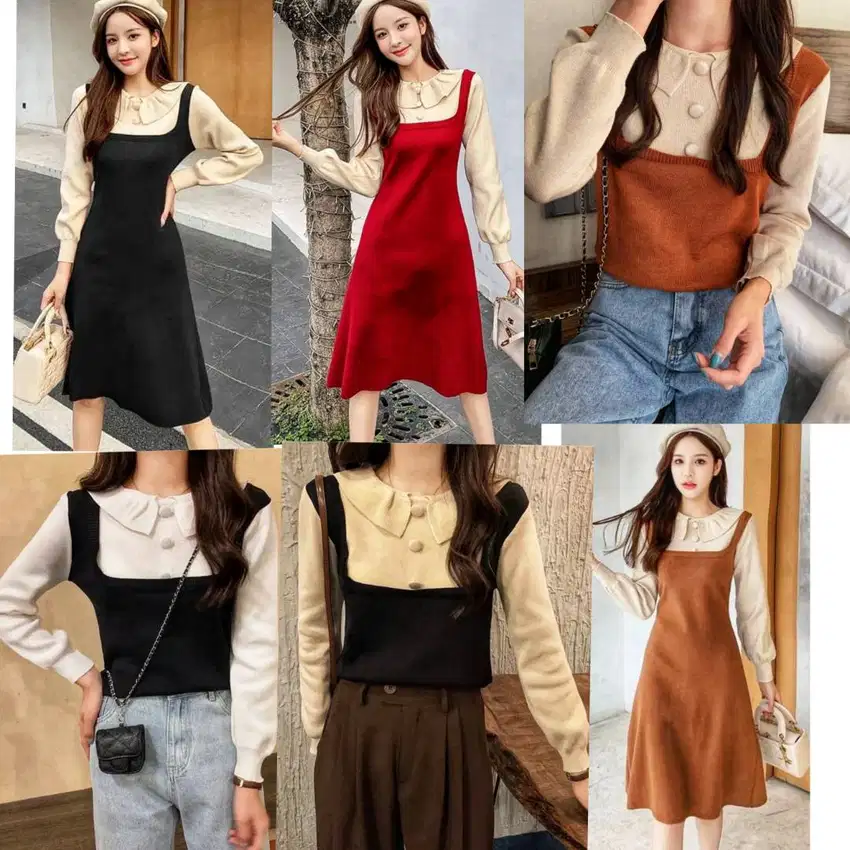 Aneka Baju Wanita Korean Style Terkini TRENDY, BAGUS & MURAH